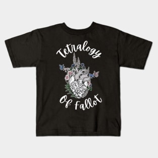 Tetralogy Of Fallot Anatomical Heart Cardiac Nurse Nursing Kids T-Shirt